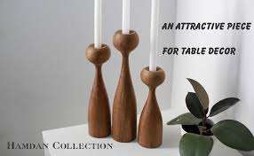 Candelabro de Madera Hecho a Mano para Decoración del Hogar, Tamaño Personalizado con el Mejor Acabado en Madera para las Festividades de Navidad y Pascua - Product Image 2