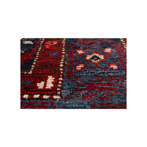 Alfombra de Lana Anudada a Mano Nuray Azul con Patrón Geométrico para Sala de Estar, Alfombra Rectangular de 9x12 para Decoración de Pasillos, Paem-1077 - Product Image 3