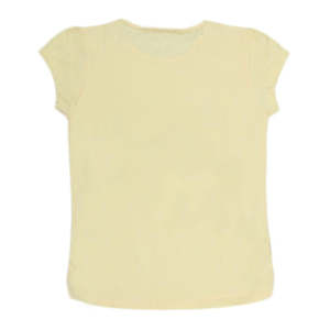 Camiseta estampada de media manga para niña - Amarillo - Product Image 2