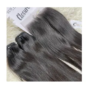 Best selling product 5x5 HD lace closure 100% virgin Vietnamese hair extensions natural human top quality