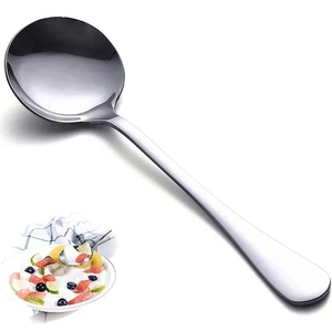 Couverts cuillère en acier inoxydable de luxe au design moderne pour la maison, hôtel cinq étoiles, café, table et vaisselle - Product Image 1