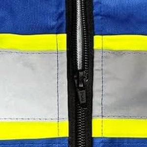 เสื้อแจ็กเก็ตนิรภัยแบบ Hi VIS ระบายอากาศได้ดีเสื้อแจ็กเก็ตนิรภัยวัสดุทนทาน - Product Image 5