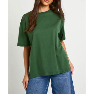 Camiseta ligera de gran tamaño para mujer, camisetas en blanco GSM personalizadas a la venta - Product Image 3