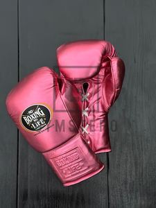 Gants de boxe GYMSTERO en cuir de vachette véritable de haute qualité, prix de gros, sans boxe il n'y a pas de vie, avec lacets, logo personnalisable - Product Image 6
