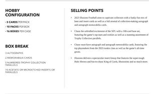 Boîte de collection Panini Illusions-Football Hobby 2023, qualité standard, vente en gros, en stock à prix raisonnable - Product Image 5