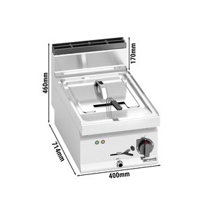 Friteuse électrique de comptoir professionnelle - 10 litres - 6 kW - avec robinet de vidange - Product Image 2
