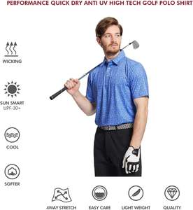 เสื้อโปโลลำลองผู้ชายคุณภาพสูงแห้งเร็วปักลายสำหรับเสื้อโปโล - Product Image 5