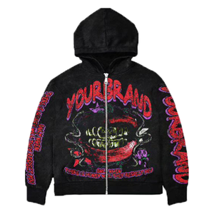 ชุดแทรคสูทลำลองพิมพ์ลายสำหรับผู้ชายไซส์ใหญ่ ODM แบบกำหนดเอง - ผ้าฝ้าย 100% เป็นมิตรกับสิ่งแวดล้อม น้ำหนักเบา - Product Image 4