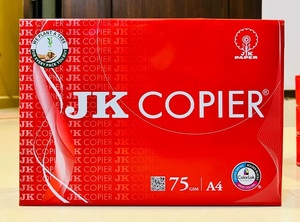 JK <b>Copier</b> <b>Paper</b> Multipurpose White/Colored 75 GSM A4 500 Sheets Each 5 Ream Case - Product Image 2