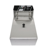 Friteuse électrique commerciale pour restaurant, thermostat réglable, sans fumée, BaoKang ZL-81, machine à poulet et frites