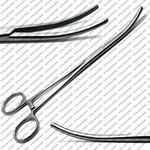 คีมหนีบ Rankin Crile Hemostat แบบตรง10นิ้วคีมโค้งแบบพรีเมี่ยมขายส่ง - Product Image 1