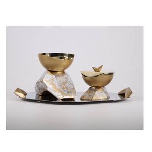 Juego de quemadores Bakhoor de Metal de diseño moderno para decoración del hogar y fragancia Quemador de incienso árabe de tendencia de Oriente Medio para fragancia - Product Image 2