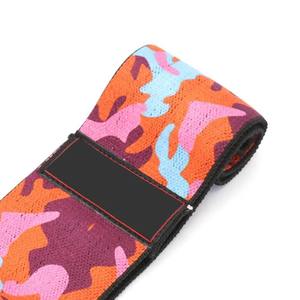 Bandes de résistance en tissu avec logo personnalisé pour la salle de sport, le yoga, la remise en forme, design par sublimation, cercle de hanche, bandes d'exercice pour les fesses - Product Image 4