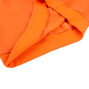 Cuello redondo Venta al por mayor 380Gsm Marca de moda Essentials Doble línea 100% Algodón Pullover Sudaderas Sudadera con capucha de gran tamaño Unisex - Product Image 3