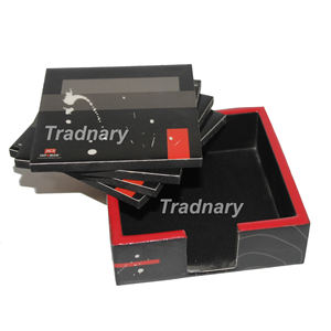 ชุดจานรองแก้วพิมพ์ลายที่กำหนดเองชุดจานรองแก้วเคลือบเคลือบเคลือบจาก tradnary Exim Pvt Ltd - Product Image 1