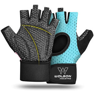 ถุงมือออกกำลังกายแบบครึ่งนิ้วสำหรับขายส่ง ปี 2026 เหมาะสำหรับฟิตเนส วิ่ง ปั่นจักรยาน เพาะกาย รับสกรีนโลโก้ ถุงมือยกน้ำหนักสำหรับยิม - Product Image 6