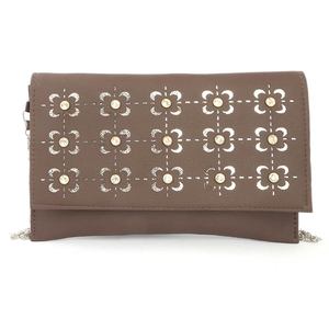 Women's Clutch (Kam-335) - <b>Coffee</b> - Product Image 1