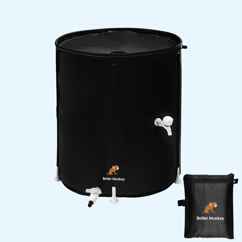 100Gallon Anti-Collapse Collapsible Rainwater Collection System,Portable Water Storage Tank,Garden Water Catcher