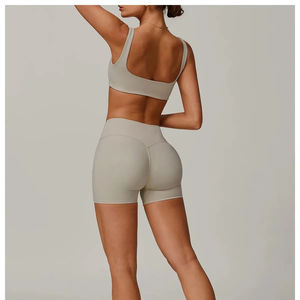 2 uds conjunto de Yoga gimnasio mujer chándal conjunto de entrenamiento ropa de gimnasio Push Up Fitness correr ropa deportiva Sujetador deportivo Leggings traje - Product Image 5