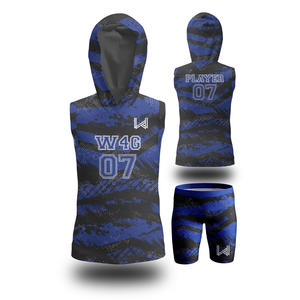 ชุดยูนิฟอร์มฟุตบอลสำหรับเด็กผู้ชายเสื้อเจอร์ซีย์ฟุตบอลอเมริกัน7on7สำหรับ7V7โลโก้ตามสั่งระบายอากาศขนาดใหญ่พิเศษออกแบบได้ตามต้องการ - Product Image 1