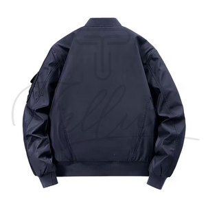 Nouvelle arrivée Veste décontractée pour homme, printemps, fine, col montant, logo sur le devant, coupe-vent, imperméable, sur mesure, haute qualité, fermeture éclair - Product Image 3