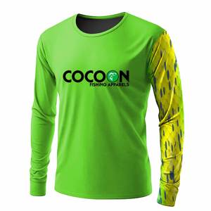 Wholesale Custom Sublimation Printing Fishing Outfit Mahi Long Sleeve Performance UPF50+ Fishing T Shirt - Product Image 1
