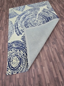 Alfombra de lana de seda alta 100% de lujo personalizable, nuevo diseño moderno, juego de alfombras con patrón abstracto a mano para vivir, 1 pieza - Product Image 4
