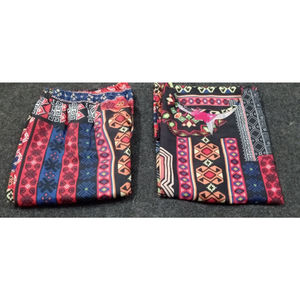 Chic imprimé fleuri Coord ensemble pour femmes été pantalons décontractés deux pièces ensemble Style occidental vacances ou voyage tenue - Product Image 1