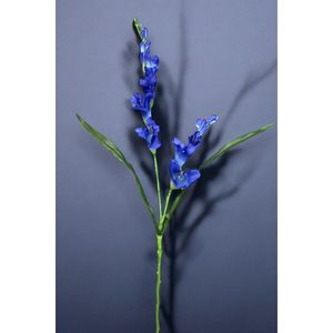 Flores artificiales de Fresia azul de 75cm, artificio deslumbrante para decoración del hogar - Product Image 2