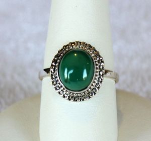 Bague de cocktail chic en argent sterling 925 et onyx pour un port quotidien spirituel, qualité supérieure, artisanat raffiné - Product Image 2