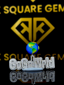 Colgante Hip Hop con Letra Personalizada, Colgante con Número Hip Hop para Hombre, Colgante de Moissanita, Joyería Hip Hop Ice Out - Product Image 5