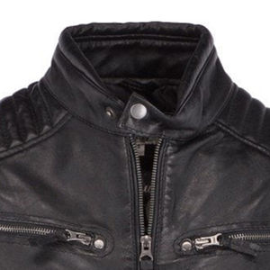 Chaqueta de Cuero para Hombre de Alta Resistencia 2025 100% Cuero Vacuno Original con Chaquetas de Cuero para Hombre Hechas a Medida con Estilo - Product Image 5