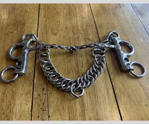 Bocado Pelham de Alta Calidad para Equitación Western, de Acero Inoxidable con Eslabones Franceses de Giro Lento, Opciones Personalizadas en Plata Alemana, SKI INTERNATIONAL - Product Image 4