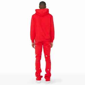 Survêtement à capuche imprimé personnalisé pour hommes en tissu polaire durable idéal pour la course à pied et les activités quotidiennes - Product Image 2