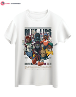 T-shirt pour homme à manches courtes en maille unie à séchage rapide, avec logo personnalisé imprimé par transfert thermique DTF, service OEM