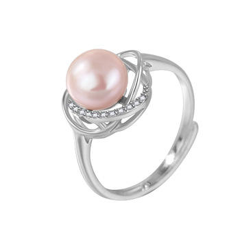 แหวนมุก (สีม่วง)