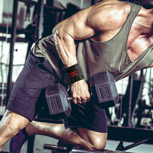 สายรัดข้อมือนีโอพรีนคุณภาพสูงสำหรับยกน้ำหนักของผู้ชาย - Product Image 6