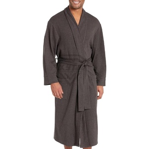 Luxury Hotel Bathrobe With Slippers, <b>Spa</b> <b>Robe</b> Cotton Organic Cloth for Men Women, Lightweight Luxurious CozyHotel <b>Robes</b> Unisex - Product Image 5