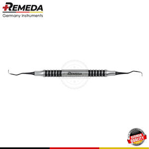 REMEDA Pure Titanium Implant Scalers Kit de instrumentos de higiene 5 PCS Black Titanium con casete inoxidable - Product Image 2