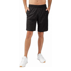 Shorts de sport pour homme à imprimé camouflage noir - Élégants et durables pour les séances d'entraînement et les aventures en plein air - Product Image 2
