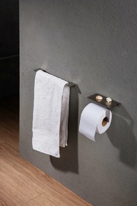 Porte-papier toilette moderne en acier inoxydable, montage mural, porte-papier toilette pour salle de bain d'hôtel - Product Image 5