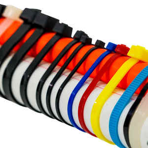 Adjustable 100mm Nylon Zip <b>Tie</b> Strap Self-Locking Plastic Cable <b>Ties</b> Reusable Wire <b>Wrap</b> for Spot Goods 100/200/300mm Petzanya - Product Image 5