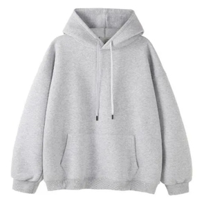 Sudadera con Capucha de Algodón Lisa para Hombre - Sudadera Básica Transpirable de Tacto Suave - Product Image 5