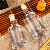 Bouteilles en verre givrées de 750 ml et 500 ml sans BPA, écologiques et étanches pour la vodka et le whisky – Vente en gros mondiale