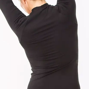 Best Selling Women's Lightweight Stretchable Long Sleeve Rash Guard Polyester/Cotton Blend Customizable Design Direct Factory - Product Image 5