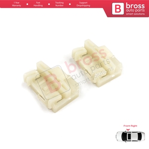 V1BWR47 Window Regulator Repair Guide <b>Clips</b> Front Right for Grand Am Sunfire 1995-2005 Alero Cutlass MK6 Cavalier Malibu 1351126 - Product Image 5