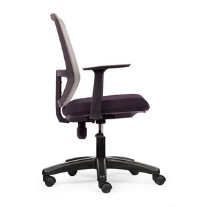 HOM1056-02 Gray Ergonomic Office <b>Chair</b> Minimalist Modern Adjustable Height Base Headrest Made Fabric Aluminium PU for - Product Image 1