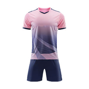 เสื้อฟุตบอลอเมริกันแบบสั้นพิมพ์ลายตามสั่ง ดีไซน์ใหม่ คุณภาพสูง ผลิตจากโพลีเอสเตอร์ 100% สำหรับฤดูร้อน ป้องกันแบคทีเรีย - Product Image 2