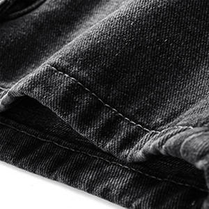 Custom Design Mens Acid Washed Denim <b>Shorts</b> Private Label Logo Embroidery Printing Tag Options OEM Factory Bulk Orders - Product Image 3