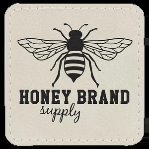 Patchs de chapeau en cuir vierge en similicuir carré en mesure Laser avec adhésif de qualité supérieure personnalisé tout neuf 2025 patchs en similicuir - Product Image 1